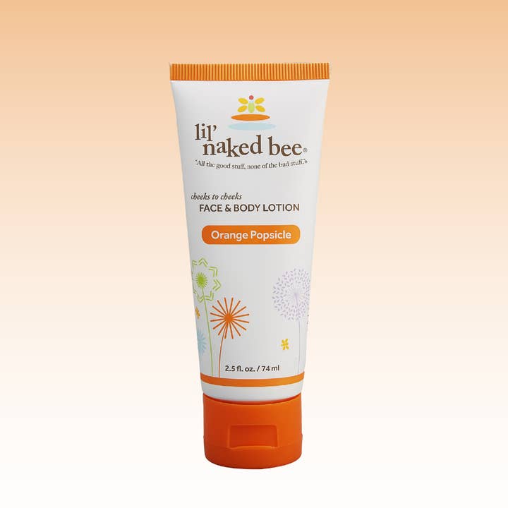 The Naked Bee - Wholesale Body Cream/Lotion - Baby - 2.5 oz. Orange Popsicle Cheeks to Cheeks Face & Body Lotion