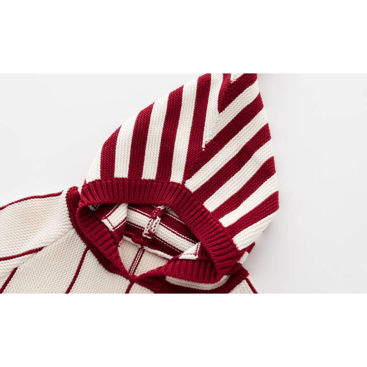 Röd Baby Christmas Style Kontrast Design Stickade kläder för wholesale på Faire
