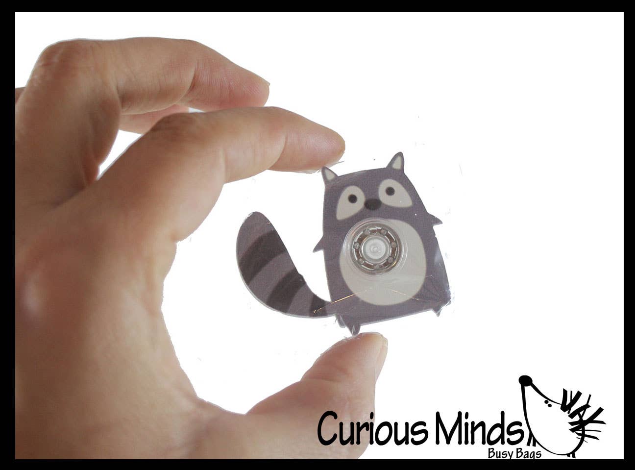 Curious Minds Toys - Vente Fidget/jouet anti-stress – enfant - 1 Mini toupie anti-stress adorable à thème animal - Fête mignonne1