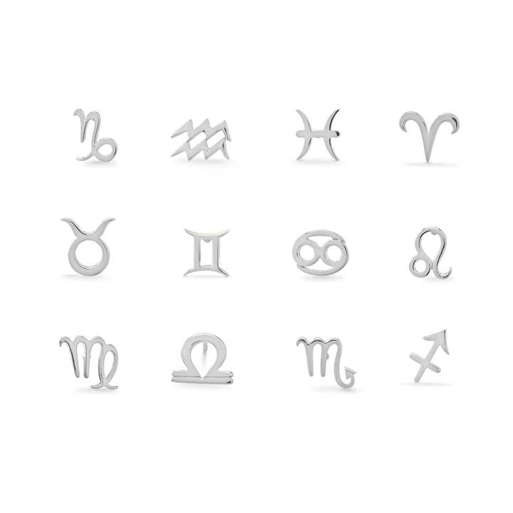 Zodiac Horoscope Studs for wholesale by Boma Jewelry