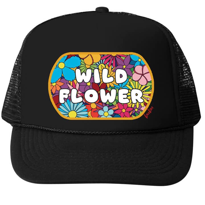 WILD FLOWERÂ Trucker Hat for wholesale by Bubu