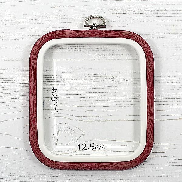 Nurge - Wholesale Craft Supplies - Nurge Flexi Hoops Square 125 x 145mm ((5"x 5 3/4")3