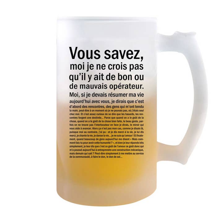 Good or Bad Male Operator Beer Mug for wholesale by Planetee