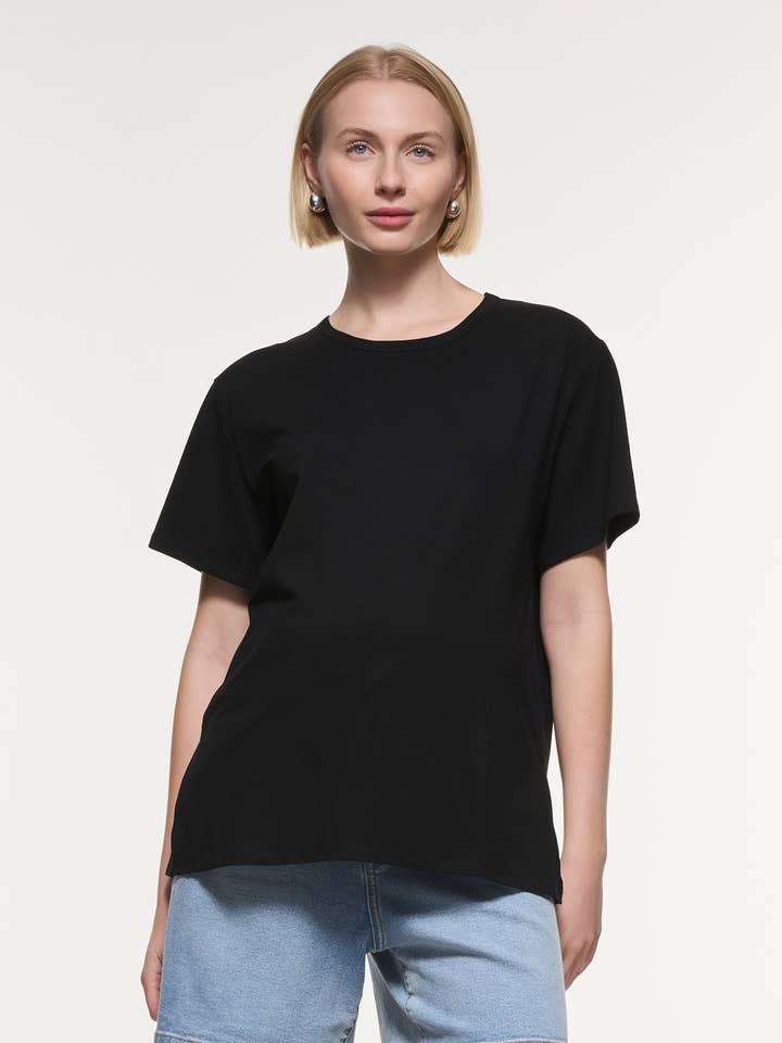 Alledaags katoenen T-shirt voor wholesale door Soon Maternity