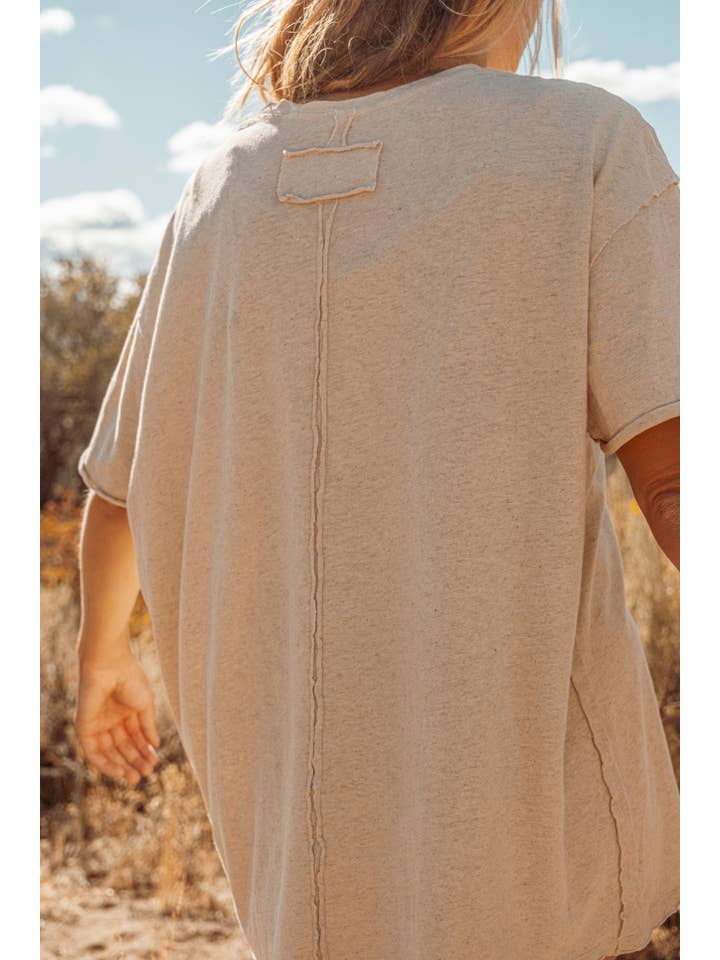 Ungebleichter Hanf Hanf-T-Shirt aus Bio-Baumwolle, unbedruckt, Öko-Unisex-T-Shirt oder unbedruckt für den Großhandel auf Faire