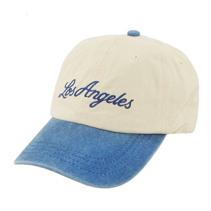 anbfashion - Wholesale Baseball Cap - Women's - Los Angeles Embroidery Cotton Cap