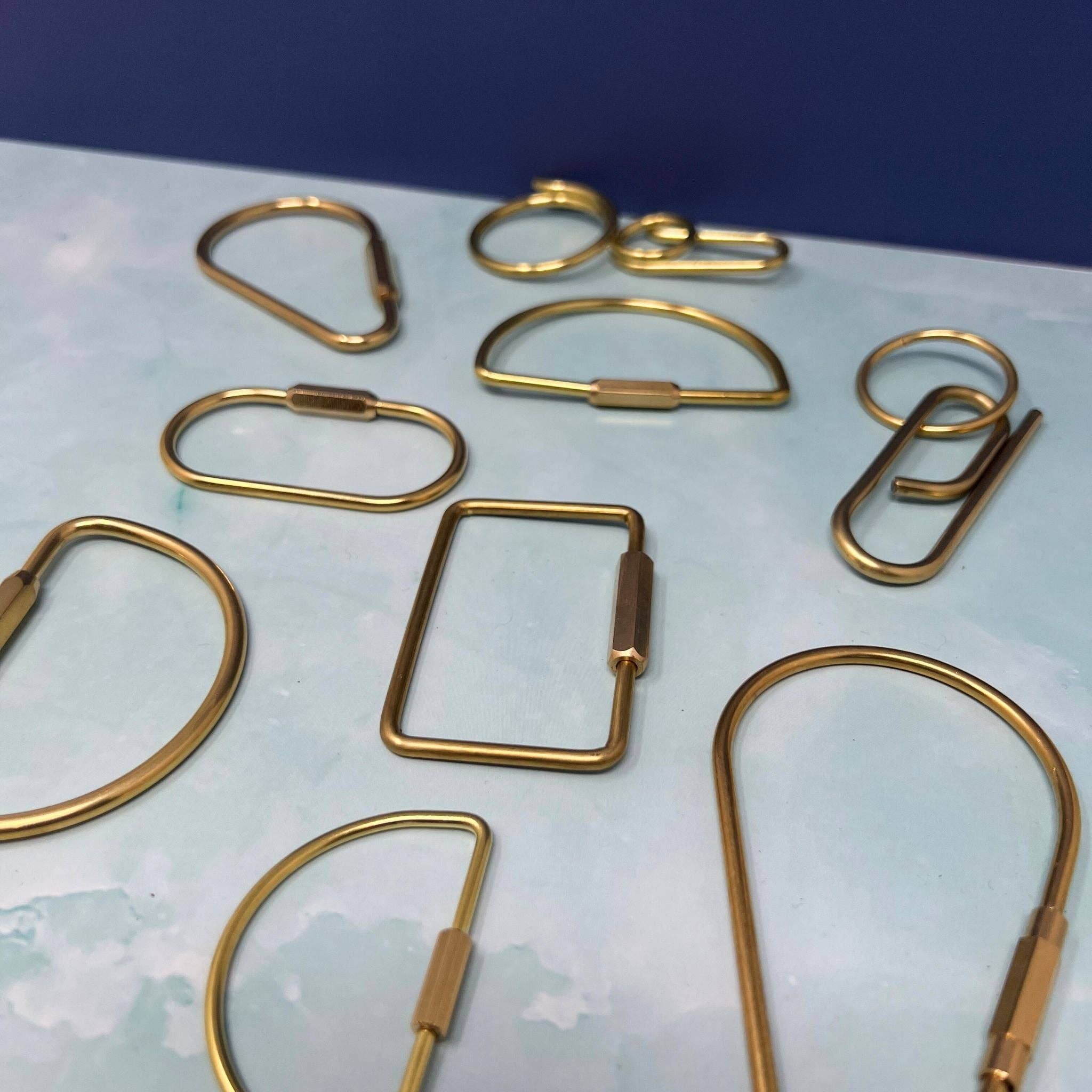 Rainbow Unicorn Birthday Surprise - Wholesale Keychain - Unisex - Carabiners - Brass  - Assorted Shapes9