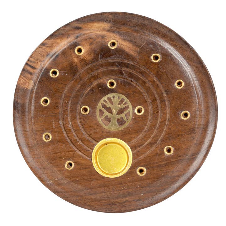 Flower Of Life wierookbrander met stok en kegel voor wholesale door Benjamin International