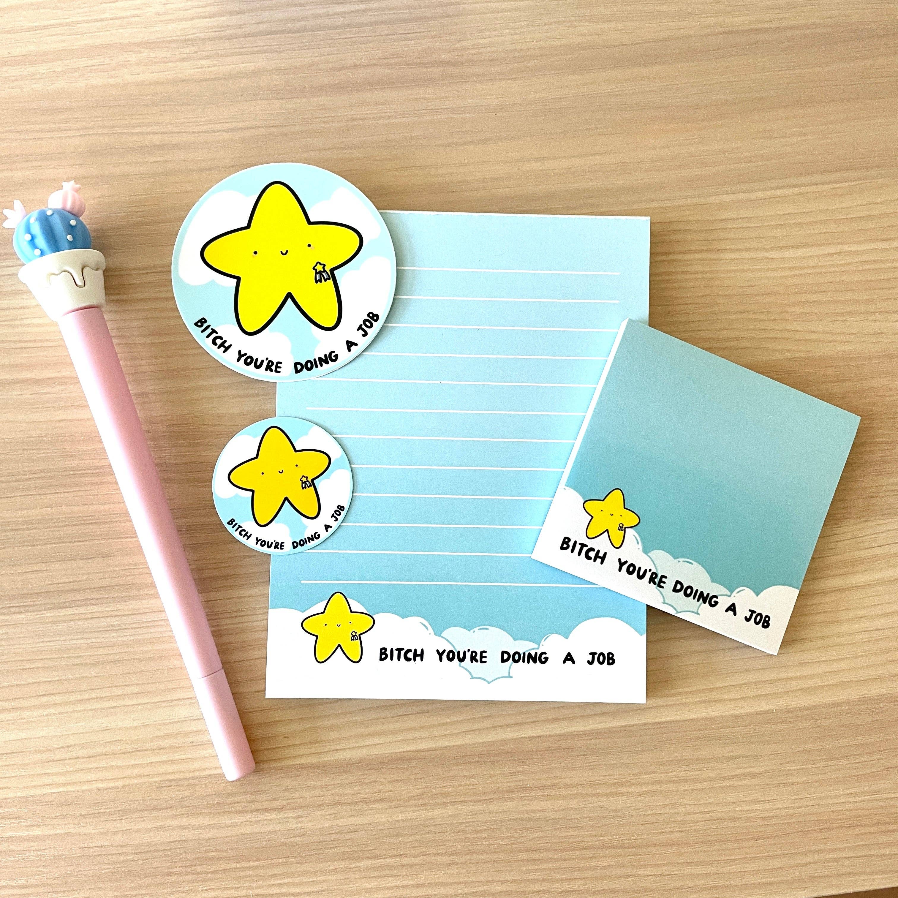 Jem and Cozy - Wholesale Notepad - Bitch You're Doing a Job Note Pad2