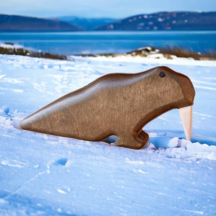 Walrus de madeira por atacado de Growing Little Folks