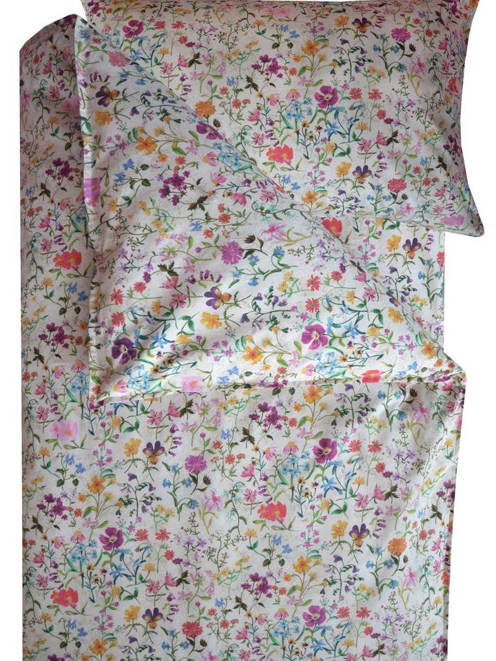 Duvet Set made with Liberty Fabric LINEN GARDEN for wholesale by Coco & Wolf
