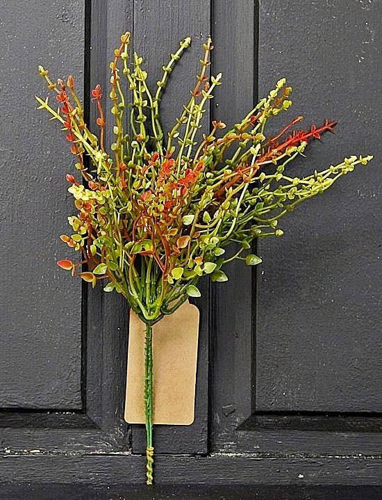 Impressive Enterprises, Inc. - Wholesale Artificial Flowers - ISB62946- 12in Plastic Mini Sprout Leaves Bush1