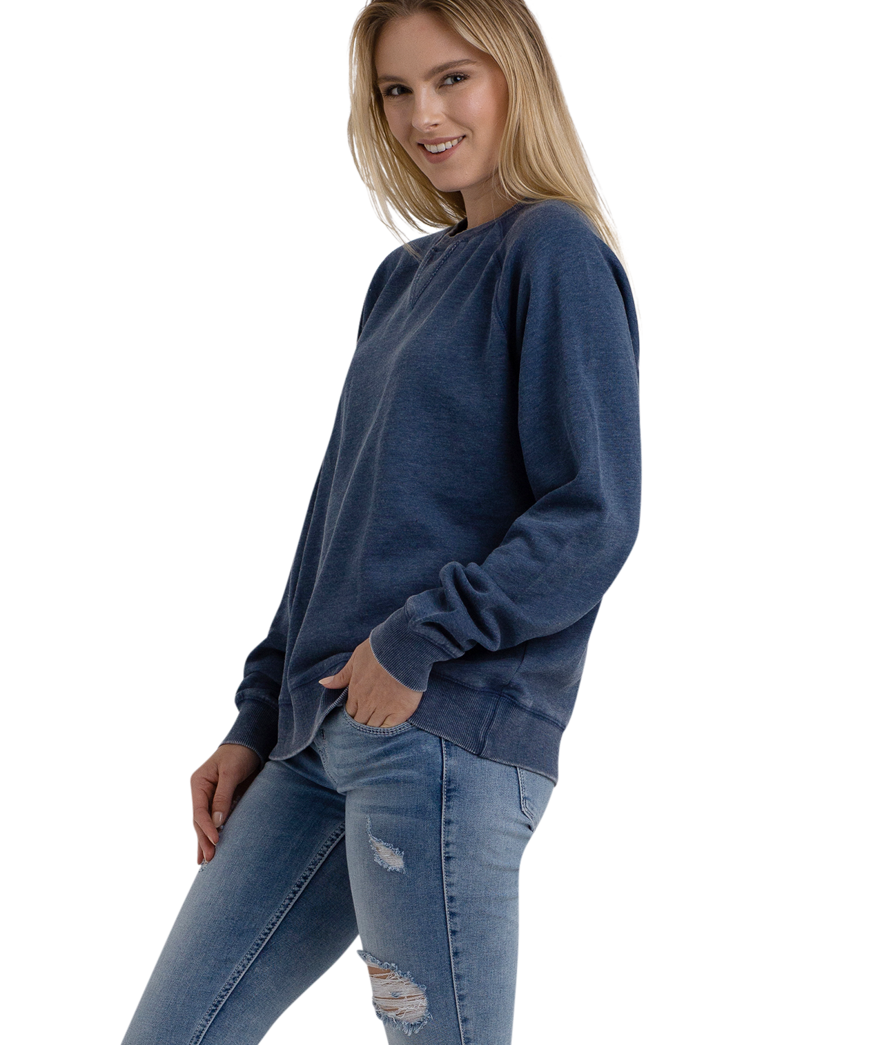 U.S. Apparel - Wholesale Sweatshirt - Women's - Adult Vintage Fleece Crew49