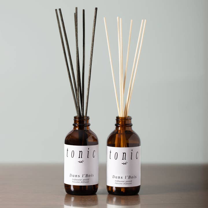 Dans l'Bois - Diffuseur passif à roseaux pour la vente par Atelier Tonic