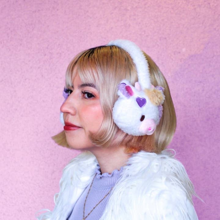 Basura Gang - Wholesale Earwarmers/Ear Muffs - Women's - Jolene the Cow Earmuffs