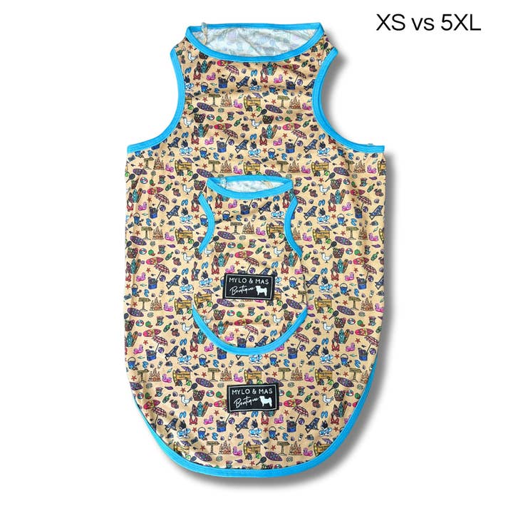 Mylo and Mas Boutique - Wholesale Pet Vest - Dog - Dog Cooling Vest - Sun of a Beach3