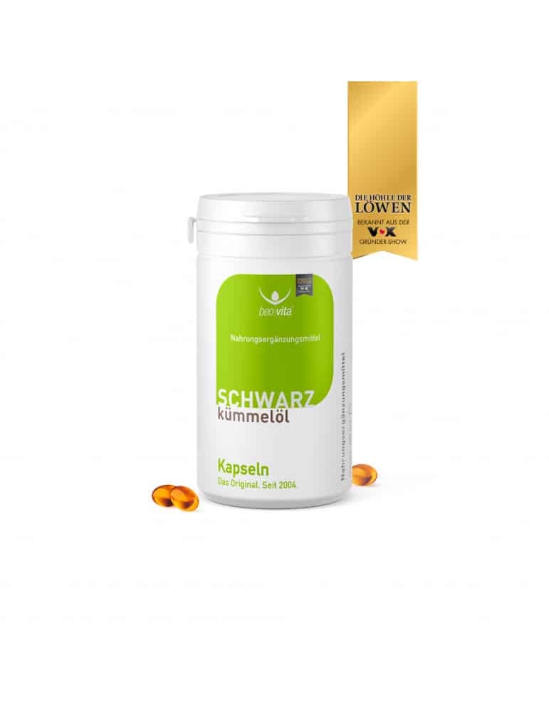 Beovita Vital GmbH – Suplemento/vitamina oral por atacado – Cápsulas de óleo de cominho preto Beovita (60 peças)