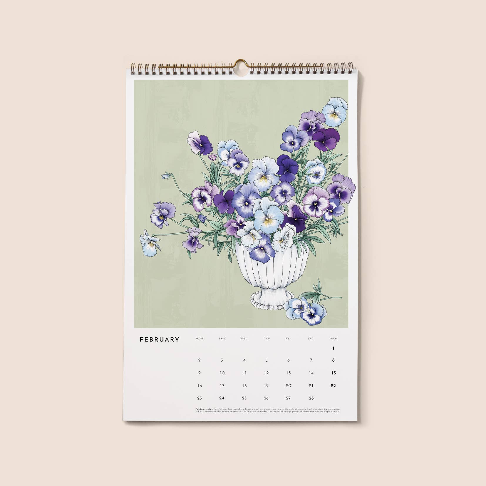 Typoflora - Wholesale Calendar - 2026 ALWAYS FLOWERS BOTANICAL CALENDAR3