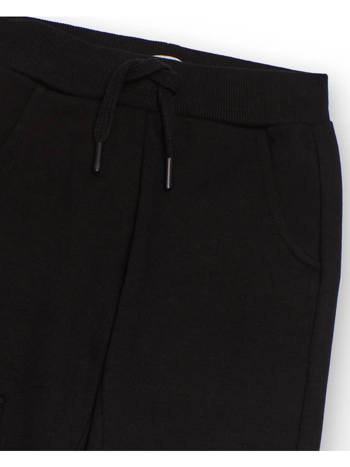 tuc tuc - Wholesale Pants - Kids - Black jogger pants for boys with pocket - KB00P011X12
