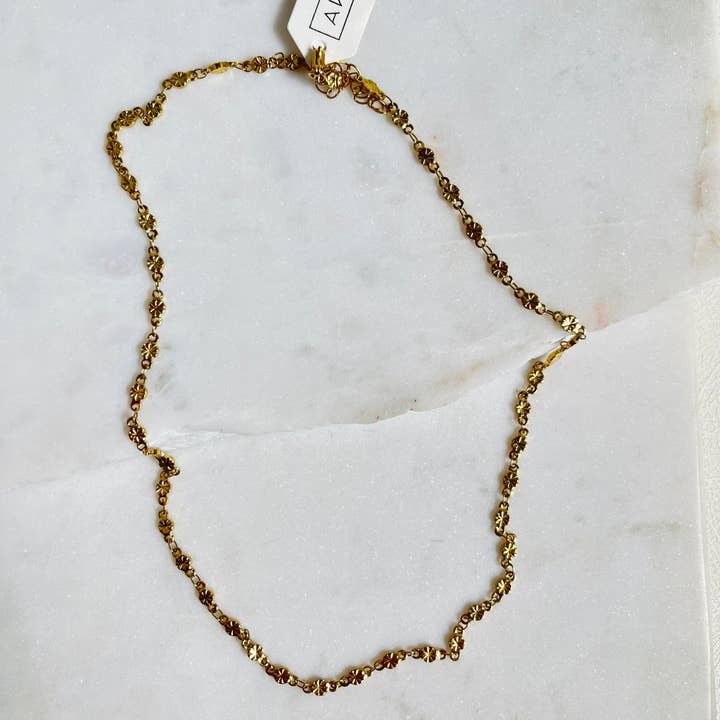 DARA | Medallion Chain Necklace for wholesale by Alexandra Kathlyn Accessories