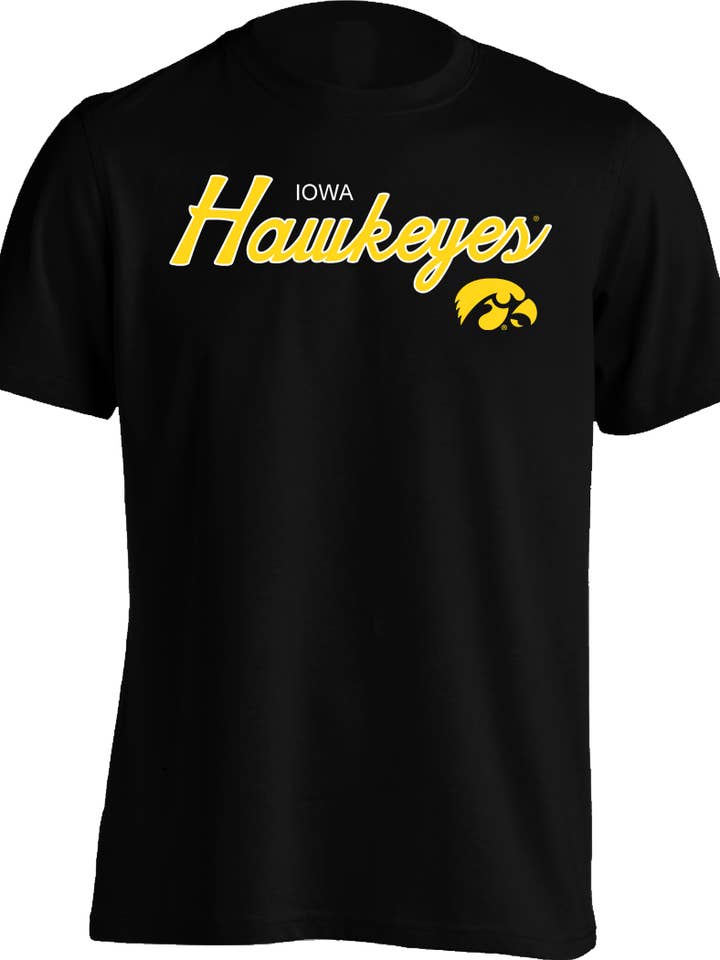 Iowa Hawkeyes Script - Mens Tee for wholesale by Aced Out Apparel
