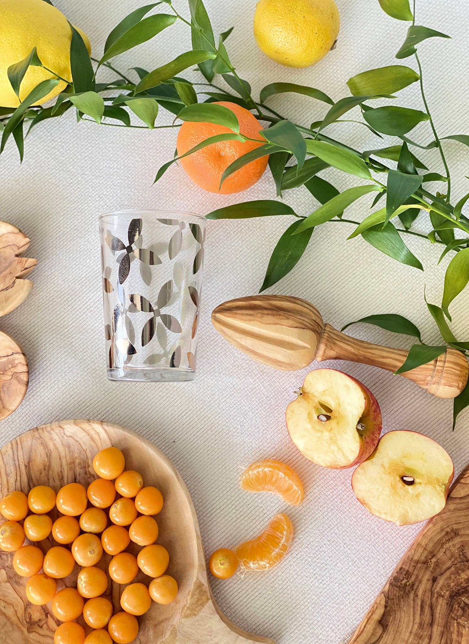 Scents and Feel - Venta al por mayor Taza de café/té - Juego de 6 vasos de té pintados, color transparente2