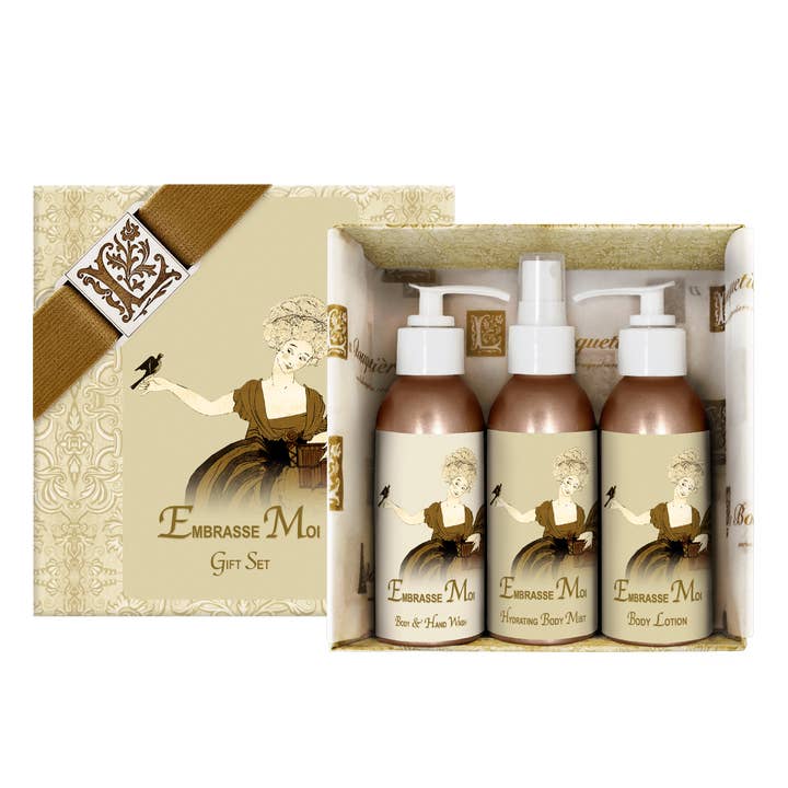 Embrasse Moi Gift Set 4 fl. oz. ea. for wholesale by La Bouquetiere French Collections