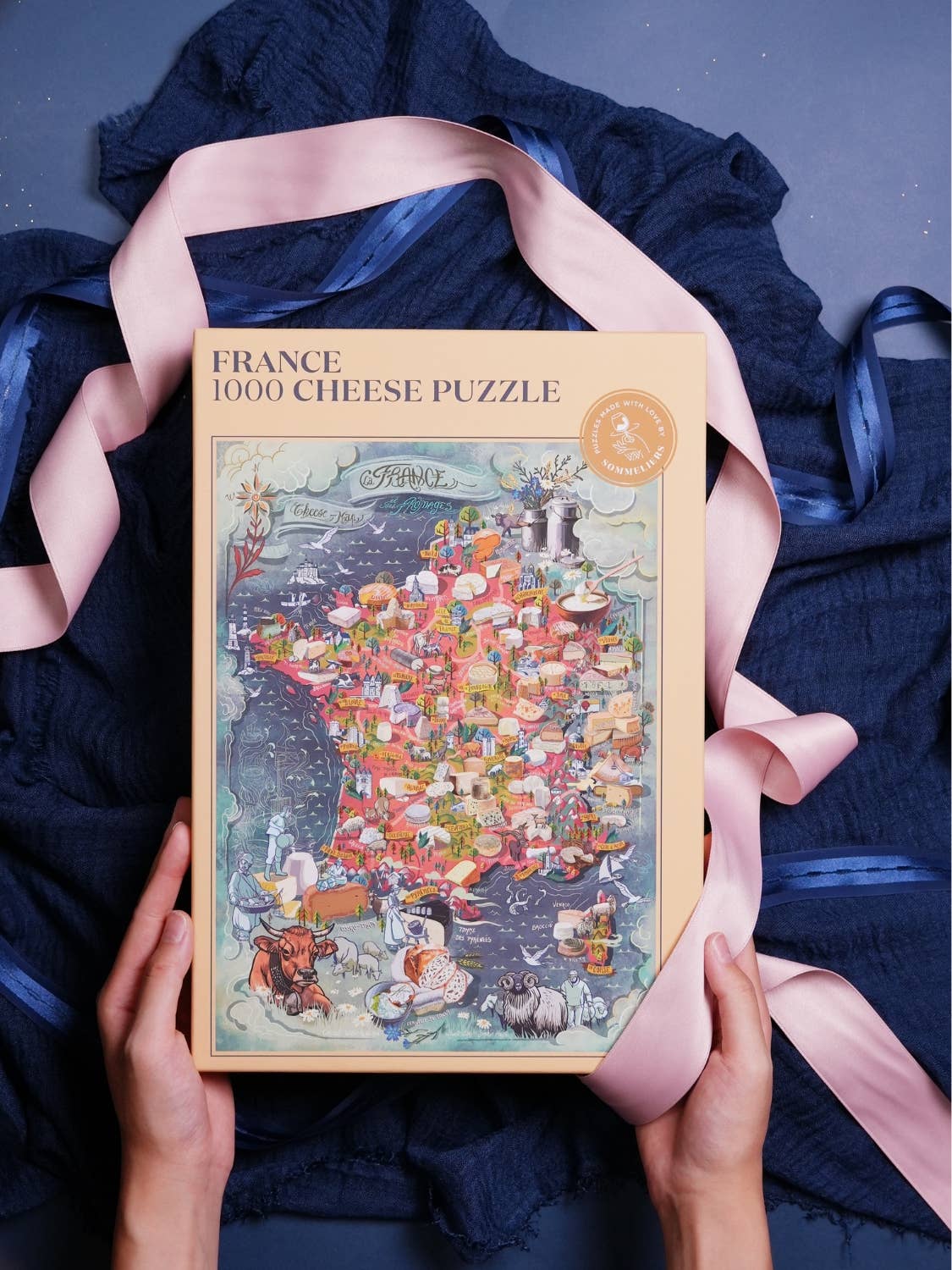 Water & Wines - Wholesale Puzzle - Adult - Cheese Puzzle - France6