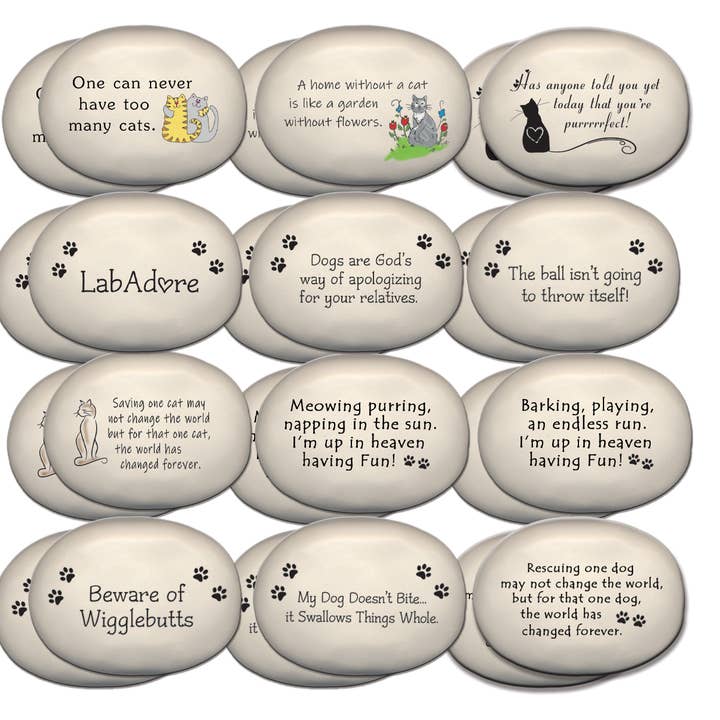 Keramiske sten: Forpakning af diverse PET-vers for engroshandel hos August Ceramics