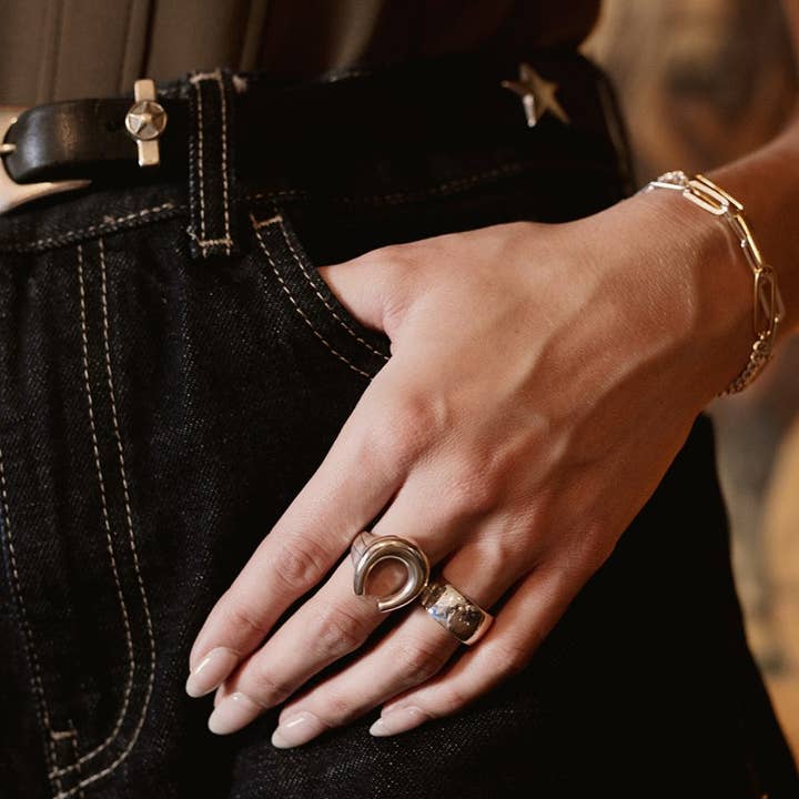 Sierra Winter Jewelry – Großhandel Band/Stapelring – Easy Rider Ring - Silber1