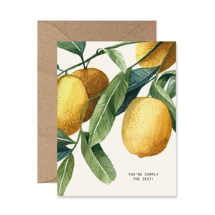 Natasha Vanderburg Co. - Wholesale Love Card - Simply the Zest Card