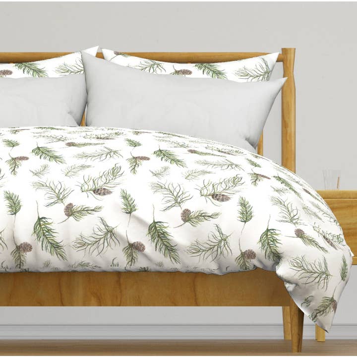 Winter Pines Throw for wholesale by Fox & Willow Design Studio