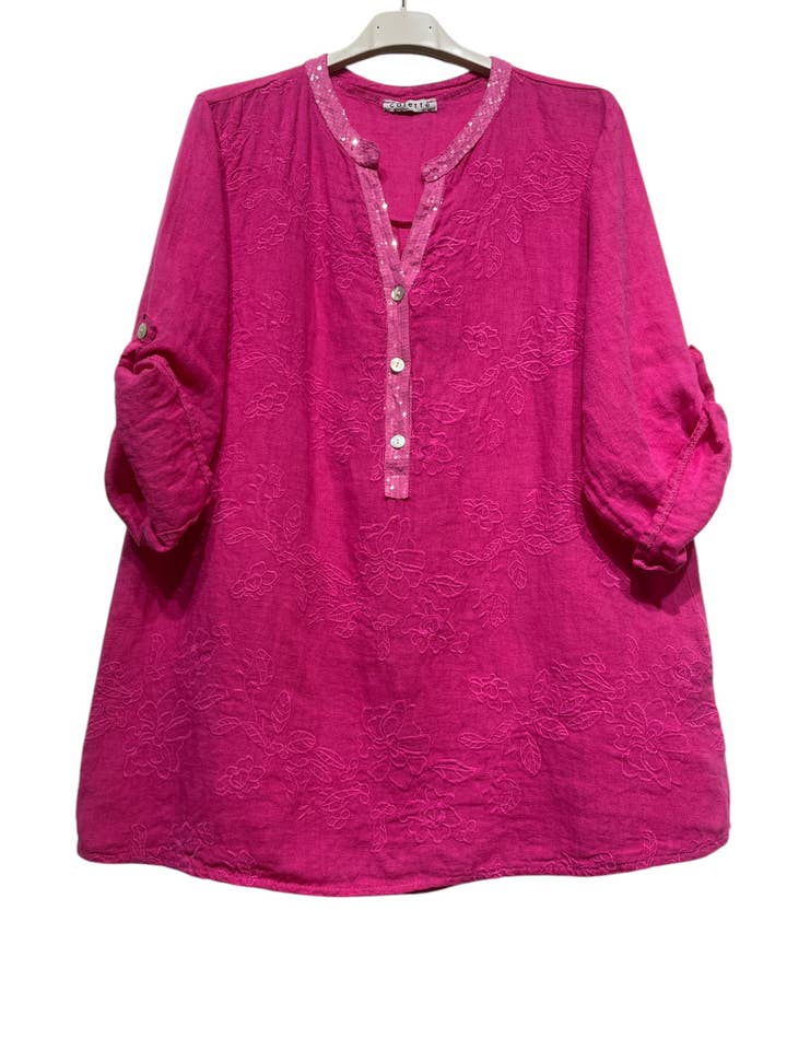 LINEN & COTTON HOUSE - Wholesale Button Down Shirt - Women's - 1361 LINEN SHIRT SPRING SUMMER CLOTHING