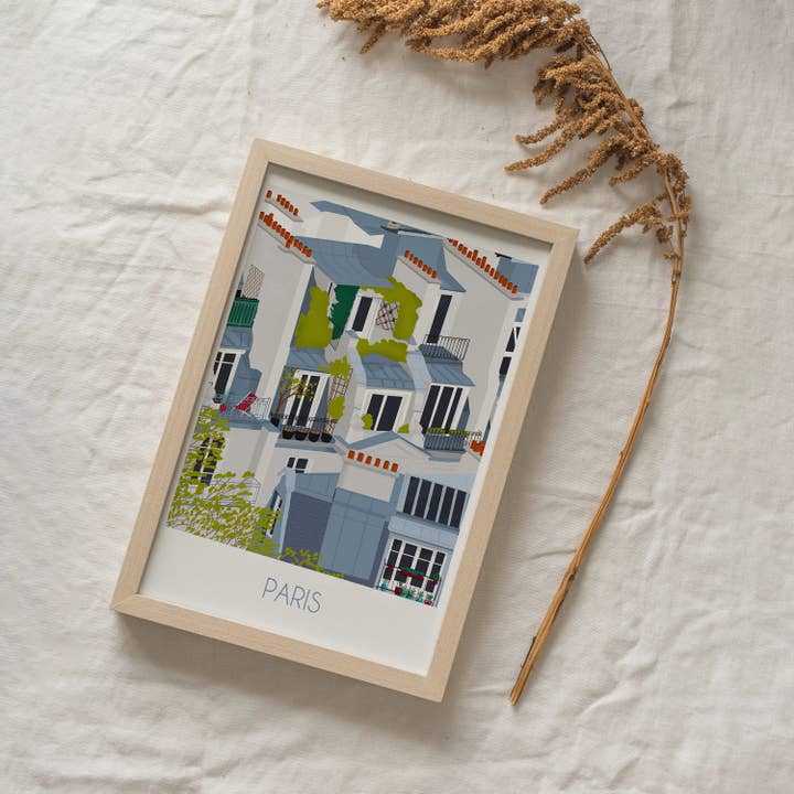 Affiche Paris pour la vente par Wakatp