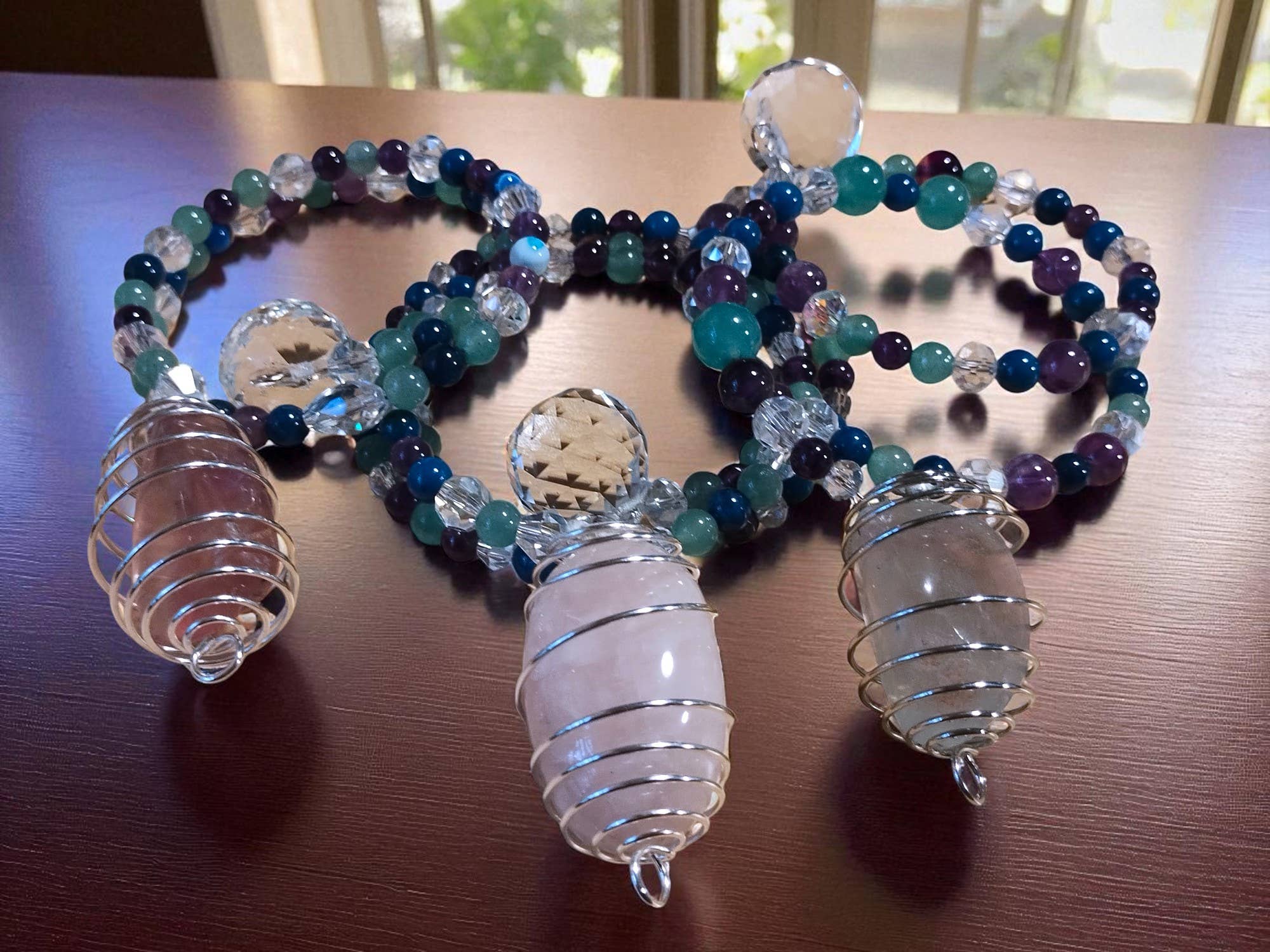 Funky Aura Boutique - Wholesale Suncatcher - Funky Spiral Sun Catchers - 3 sizes4