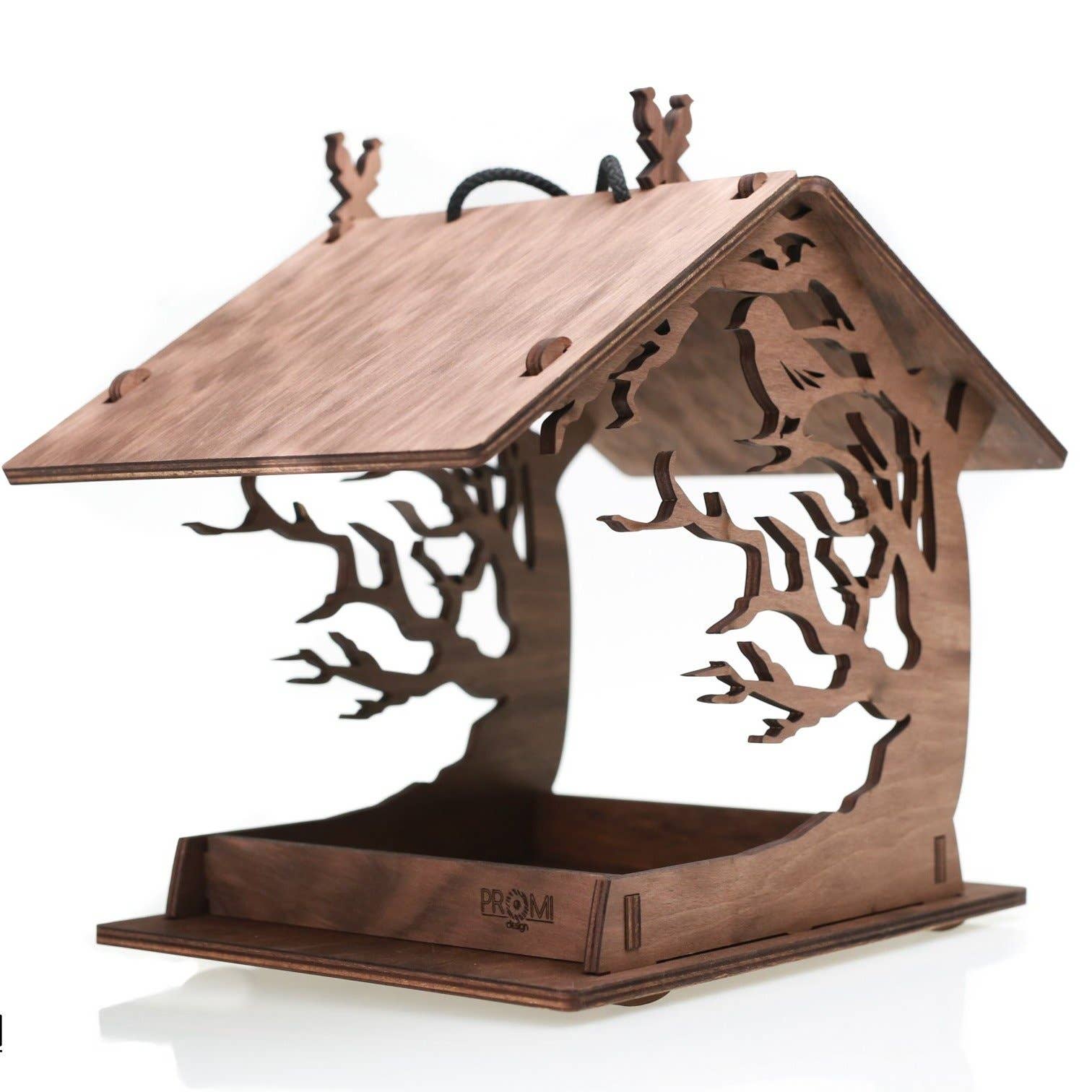 PromiDesign - Wholesale Bird Feeder - Wooden bird feeder "Sitting Bird"9
