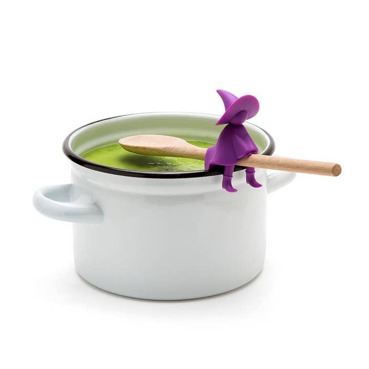 OTOTO - Wholesale Spoon Rest - Agatha Witch Spoon Holder and Steam Releaser for Stove Top