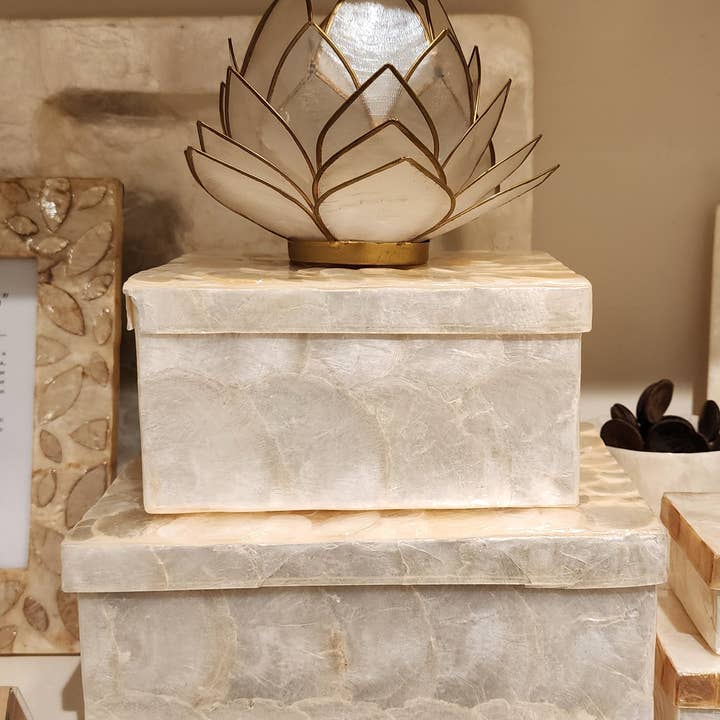 Dekorasyon Gifts Decor - Wholesale Decorative Box - Capiz Rectangular Box2