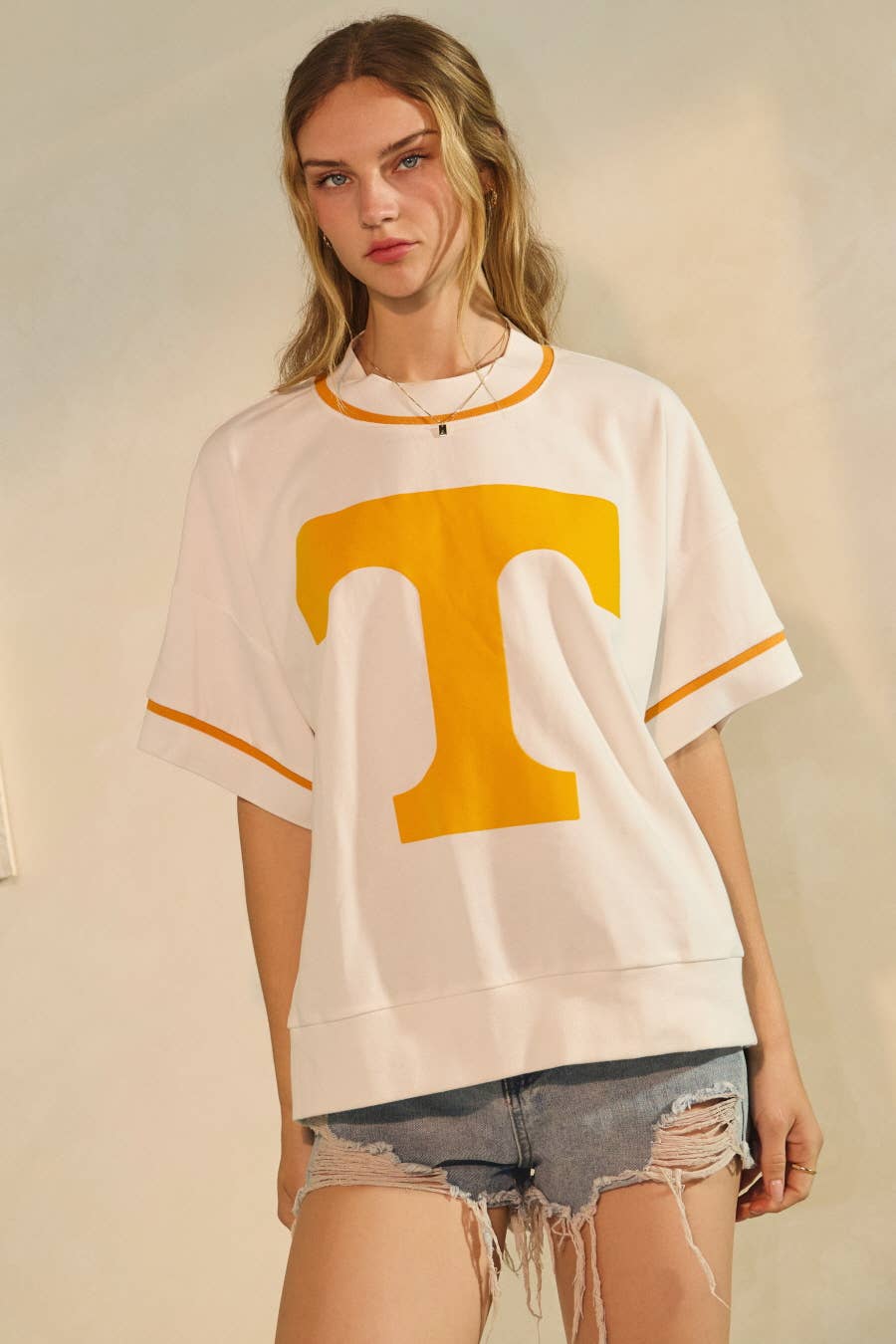 Oddi - Wholesale Sweatshirt - Women's - Oversized Game Day Short-Sleeve Sweatshirt9