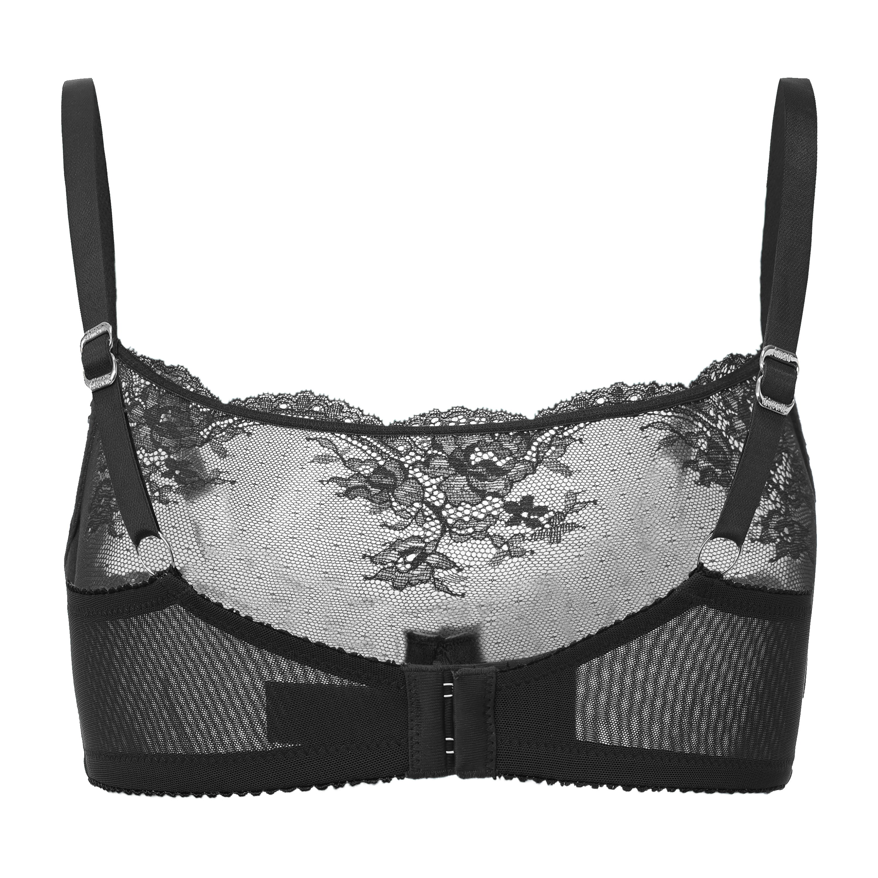Amour d'Agnette – wholesale Bra – Women's – Kim High Neck Sheer Lace Underwire Bra13