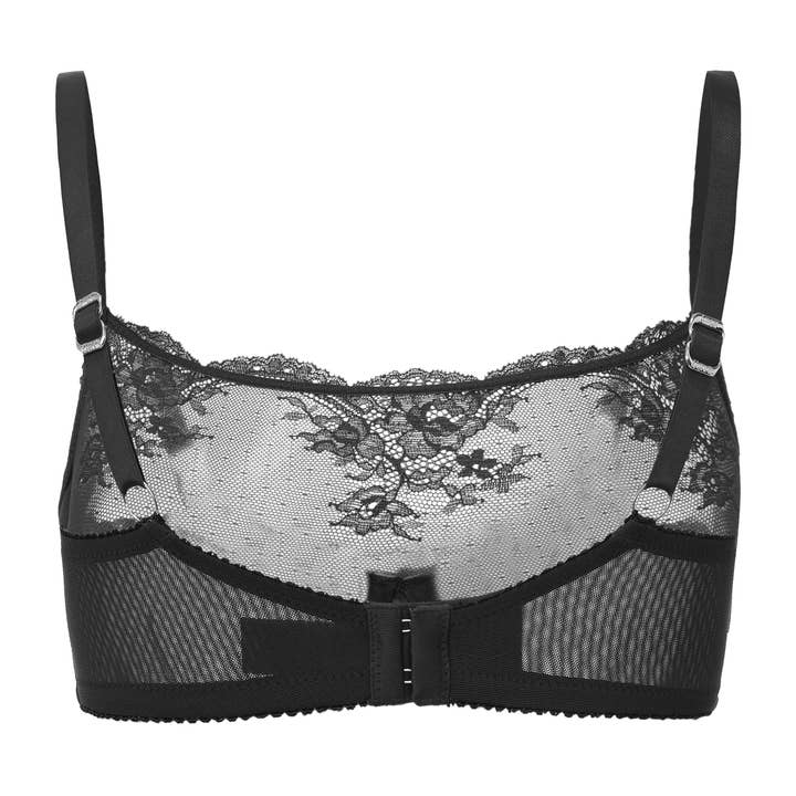 Amour d'Agnette - Wholesale Bra - Women's - Kim High Neck Sheer Lace Underwire Bra13