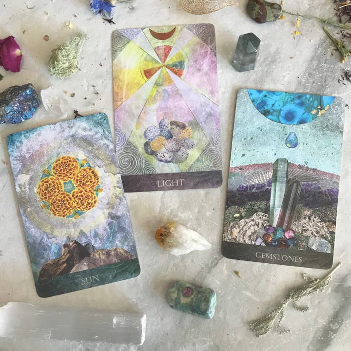 Claire Mack Arts – wholesale Tarot cards – The Faceted Garden Oracle Card Deck
