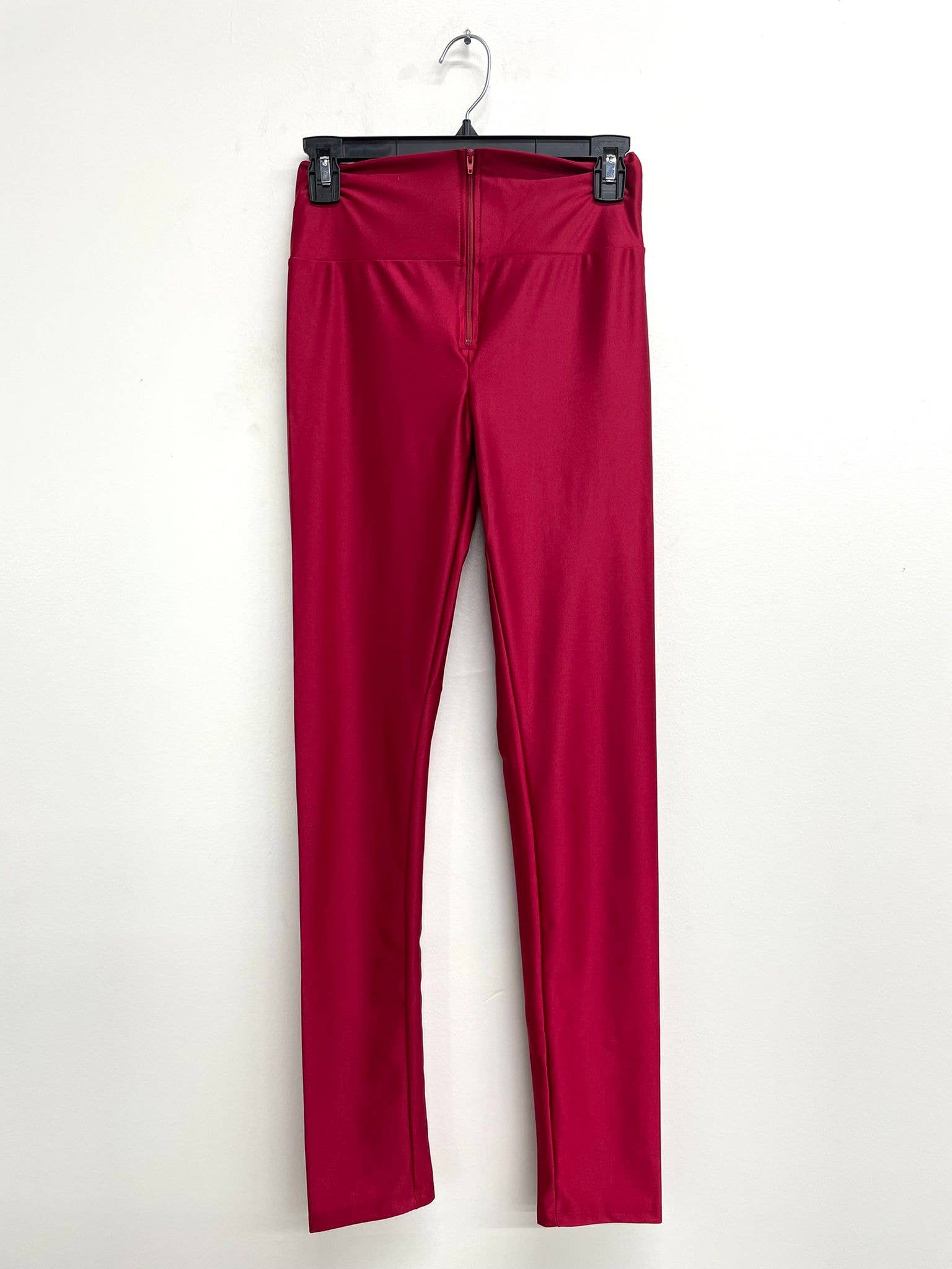 Uptown Apparel - Wholesale Fashion Leggings - Women's - B10484 High Waist Zipper Leggings Dark Colors6