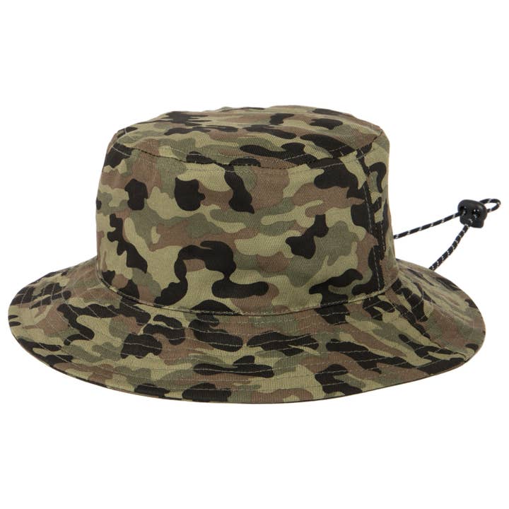 Fischerhut aus Baumwolle in Camouflage-Optik für Kinder für den Großhandel von Bay Sky Home