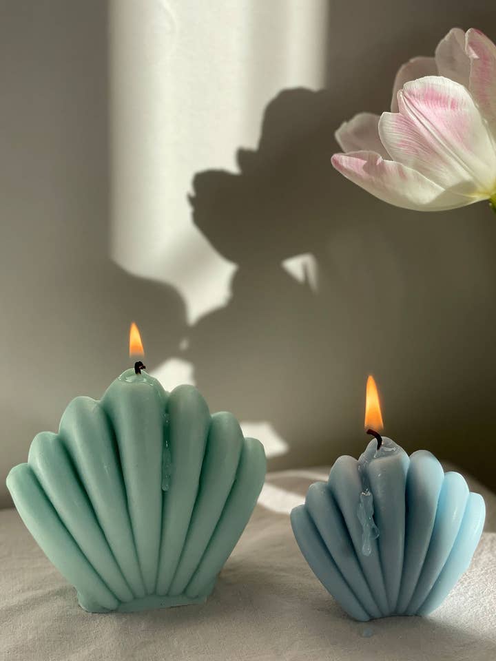 Shell Shaped Candle for wholesale by Interlude Candles