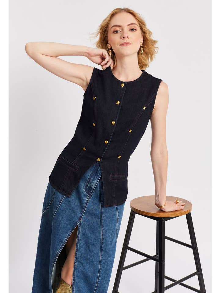 Be Sunset - Wholesale Outerwear Vest - Women's - Vasca Vest2