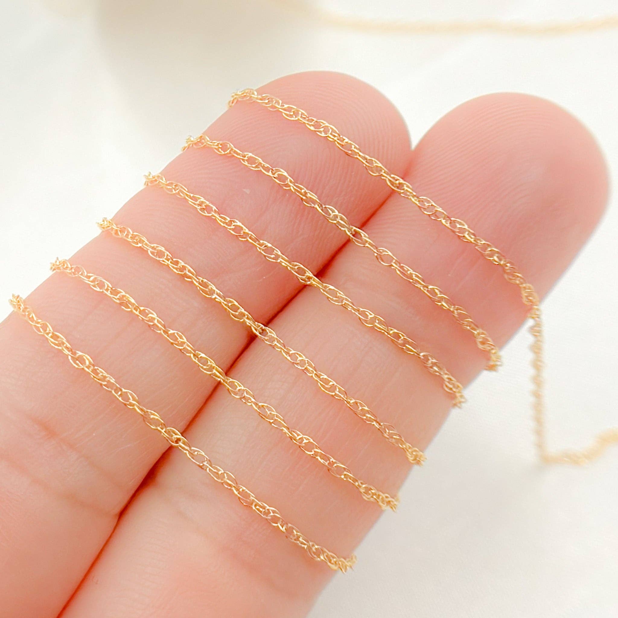 Jewels & Chains - Wholesale Link & chain necklace - 09RGF. 14K Gold Filled Rope Chain1