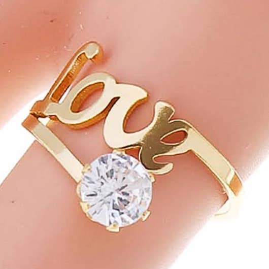 Anéis Sortidos de Aço Inoxidável por atacado de Atlas Fashion