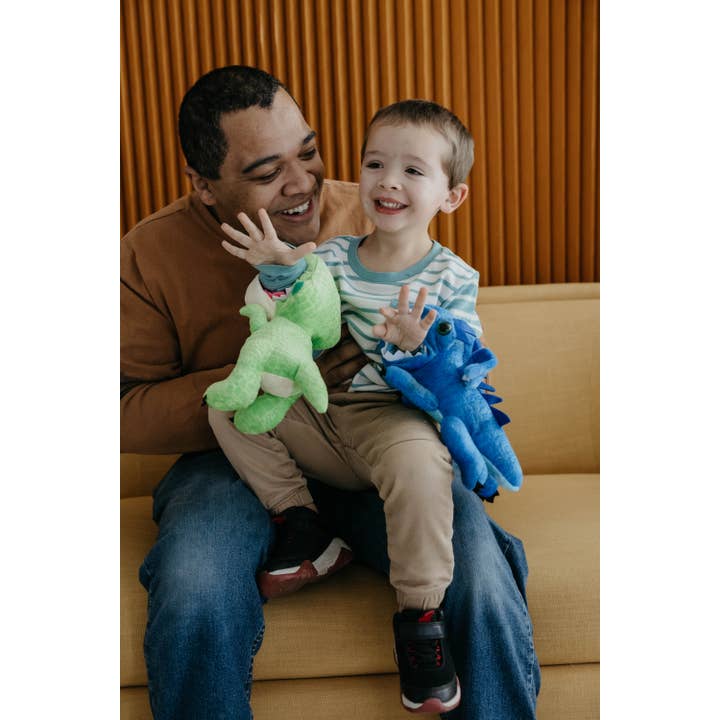 The Petting Zoo - Wholesale Stuffed/Plush Toy - Kids & Baby - Slapstix Dino/Dinosaur T-Rex Green Jumbo Slap Bracelet 10" (24cm)2