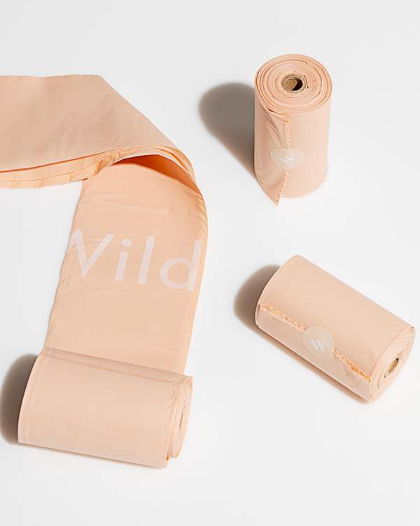 Wild One - Wholesale Pet Poop Bag - Eco Friendly Poop Bags - 6 Rolls (60 bags)1